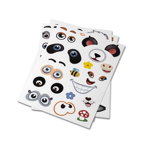 MADAGASCAR. Jeu d'autocollants avec six feuilles - 6