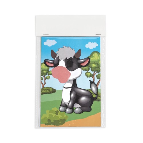 white MADAGASCAR. Juego de pegatinas