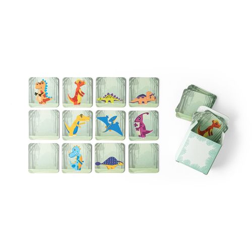 verde claro TRICERATOPS. Juego de memoria