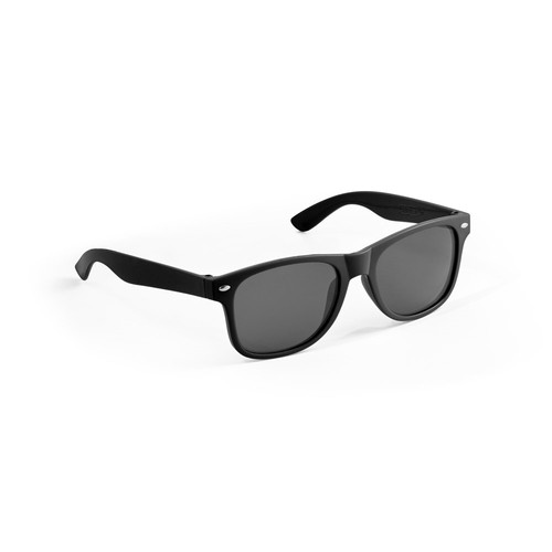 black SALEMA. Gafas de sol de poliéster reciclado (100% rPET)