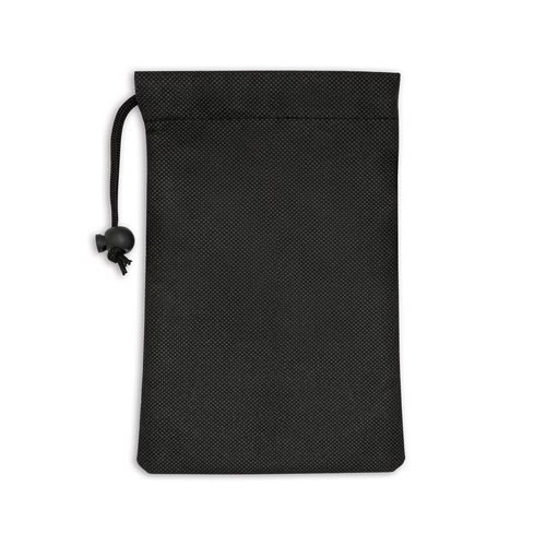 BERNAL. Serviette de sport rafraichissante en polyester recyclé (100% rPET) avec pochette en non-tissé - 5