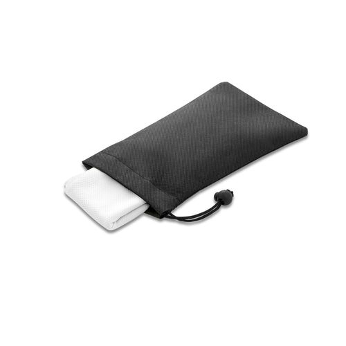 white BERNAL. Toalla deportiva refrescante de poliéster reciclado (100% rPET)