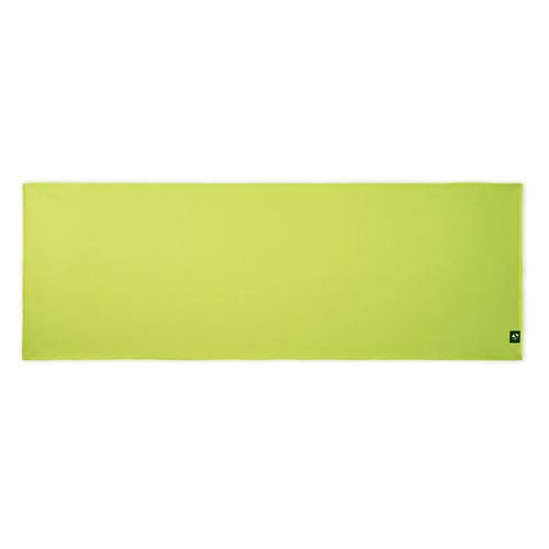 verde claro BERNAL. Toalla deportiva refrescante de poliéster reciclado (100% rPET)