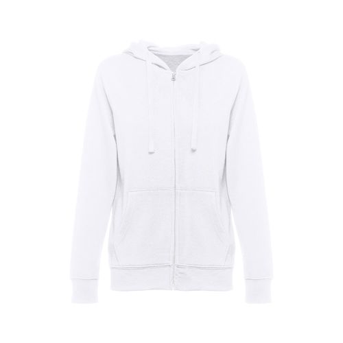 THC AMSTERDAM WOMEN WH. Sudadera de mujer con cremallera y capucha