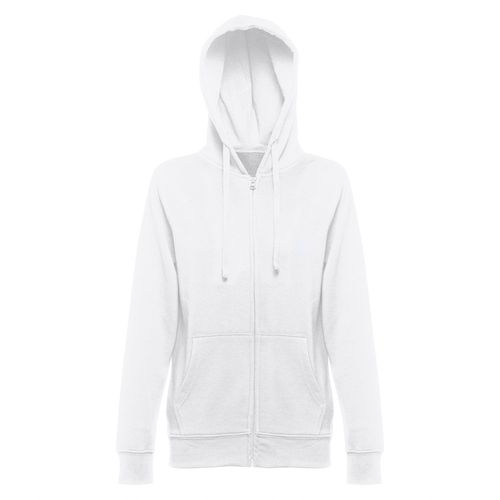 THC AMSTERDAM WOMEN WH. Sudadera de mujer con cremallera y capucha