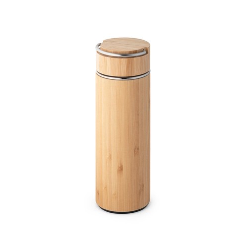 SOW. Thermos 440mL en bambou et acier inox - 3