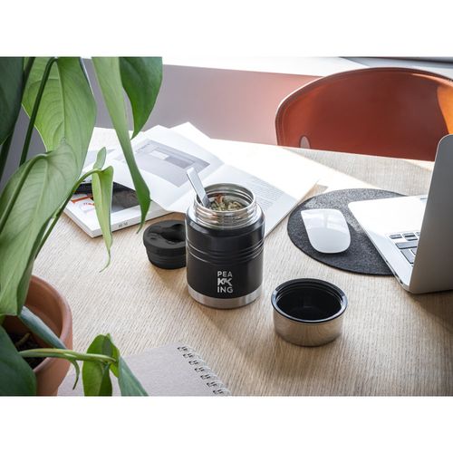 black GIMLET. Termo para alimentos de acero inoxidable de 550 mL