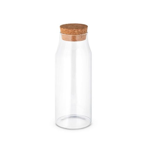 JASMIN 1000. Bouteille en verre avec couvercle en liège 1 litre - 2