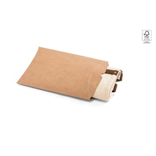 HOLM. Delantal de lona 100% algodón (320 g/m²) con detalles metálicos