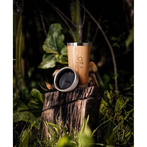 natural PIETRO. Vaso de viaje de bambú de 500 mL