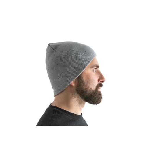 gris claro HAWK. Gorro unisex poliéster reciclado (100% rPET)
