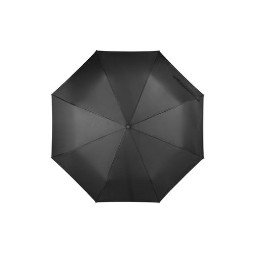 black CIMONE. paraguas plegable poliéster reciclado (100% rPET)