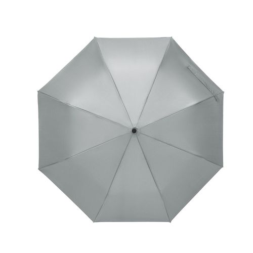 gris claro CIMONE. paraguas plegable poliéster reciclado (100% rPET)