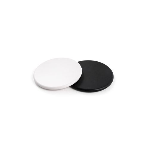 white SOVERY. Cargador inalámbrico superrápido de 10W, fabricado en ABS reciclado (100% rABS)