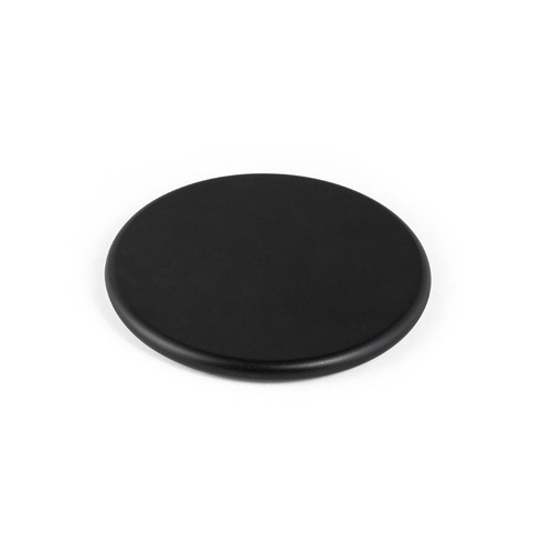 black SOVERY. Cargador inalámbrico rápido de 10W, fabricado en ABS reciclado (100% rABS)