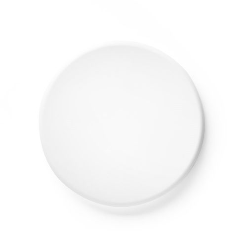 white SOVERY. Cargador inalámbrico superrápido de 10W, fabricado en ABS reciclado (100% rABS)