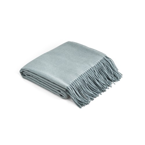 gray SMOOTH. Manta 100% acrílica con cinta y tarjeta de personalización (270 g/m²)