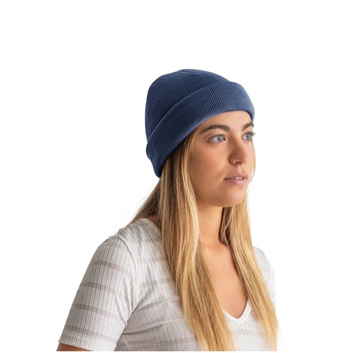 CARL. Gorro unisex de doble capa de poliéster reciclado (100% rPET)