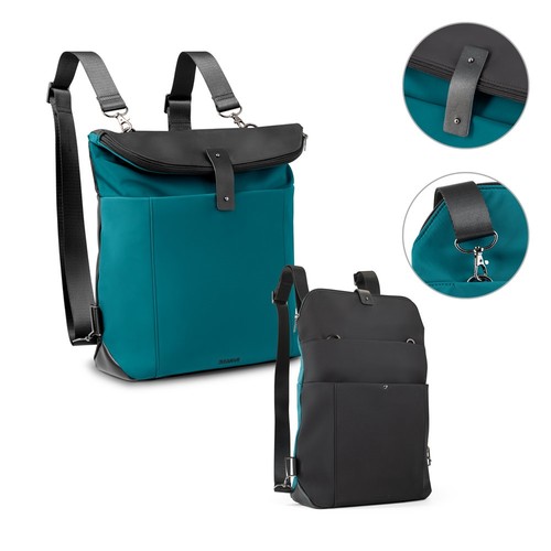 ROVER BACKPACK II. MOCHILA DE TELA Y PU