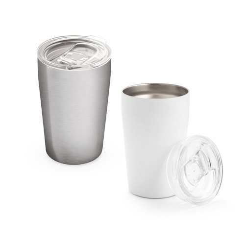 SLIDER. VASO DE VIAJE PARA SUBLIMACIÓN DE ACERO INOXIDABLE 380 ML