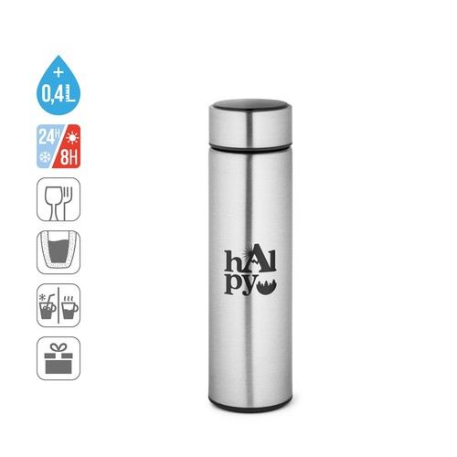 ROSSI. Tasse de voyage 470mL en acier inox - 1