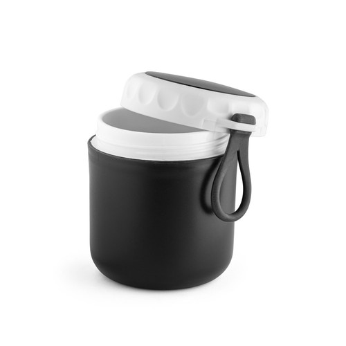 black SAMOURA. Contenedor térmico de PP de 380 mL