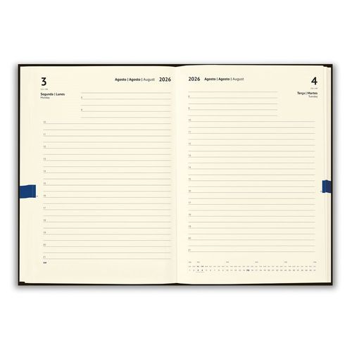 blue VERLAINE A5. Agenda A5