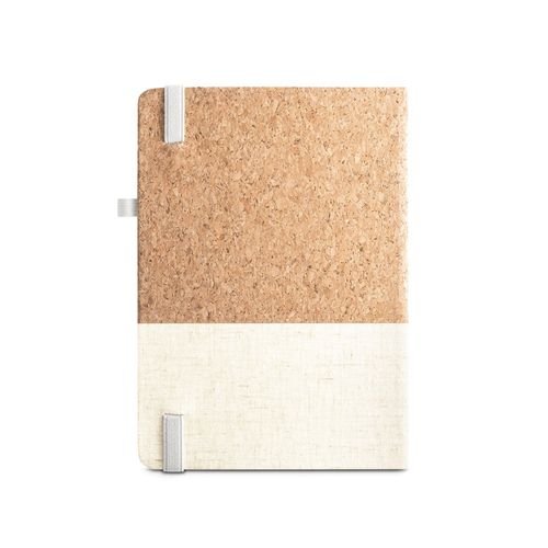 QUENTAL A5. Agenda de corcho y lino