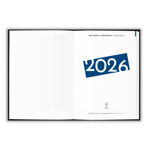 LARSSON A5. Agenda A5 en poliéster reciclado (100% rPET)