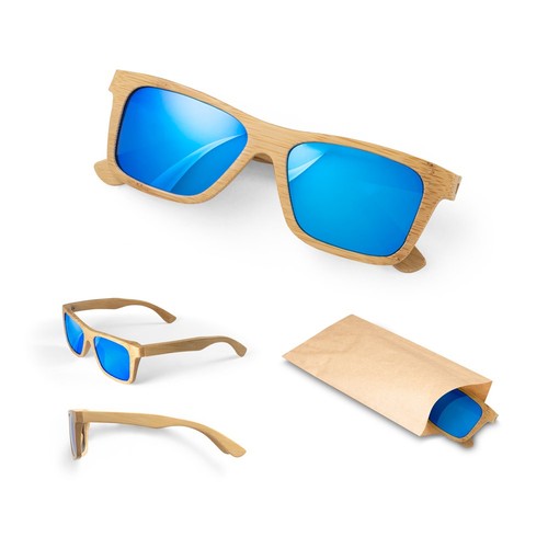 SANIBEL. Gafas de sol de bambú, Merchandising, artículos personalizados para tu promoción de marca