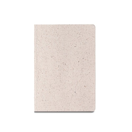 luz natural ORGANIC SEMI-RIGID. Bloc de notas A5 con tapa semirrígida de materia orgánica de elefante (80%)
