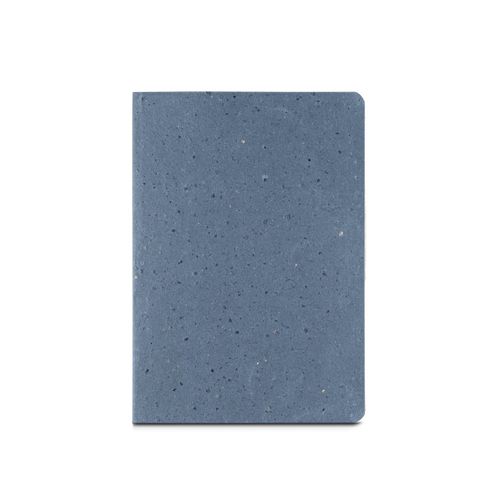 COFFEEPAD SEMI-RIGID. Bloc de notas A5 con tapa semirrígida elaborado a partir de residuos de cascarilla de café (65%)