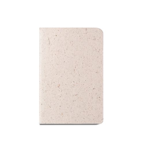luz natural ORGANIC SOFT. Bloc de notas A6 con tapa flexible fabricado con materia orgánica de elefante (80%)