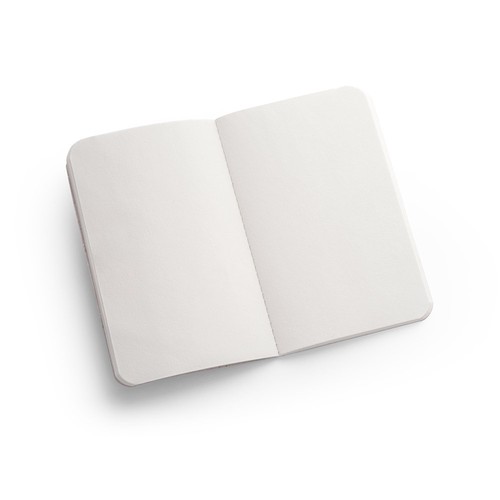 luz natural ORGANIC SOFT. Bloc de notas A6 con tapa flexible fabricado con materia orgánica de elefante (80%)