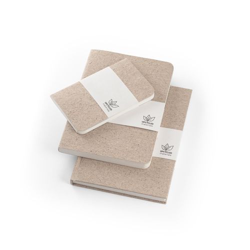 TEAPAD SOFT. Bloc de notas A6 con tapa flexible hecho a partir de residuos de hojas de té (65%)