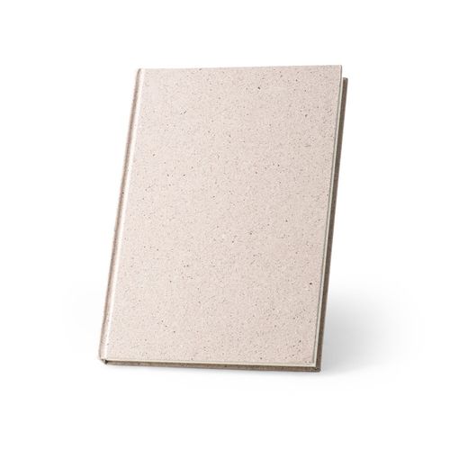 ORGANIC RIGID. Bloc-notes A5 avec couverture rigide fabriquée à partir de matière organique d'éléphant (80%) - 2