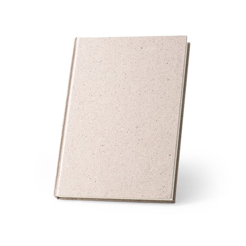 ORGANIC RIGID. Bloc-notes A5 avec couverture rigide fabriquée à partir de matière organique d'éléphant (80%) - 2