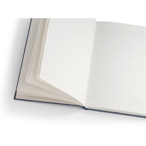 COFFEEPAD RIGID. Bloc de notas A5 con tapa dura elaborado con residuos de cascarilla de café (65%)