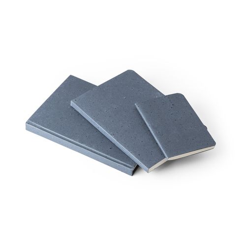 COFFEEPAD RIGID. Bloc de notas A5 con tapa dura elaborado con residuos de cascarilla de café (65%)