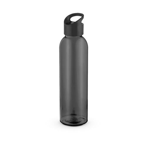black PORTIS GLASS. botella de vidrio de 500ml