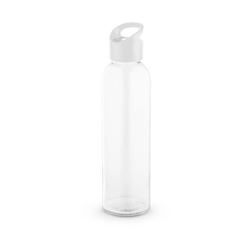 white PORTIS GLASS. botella de vidrio de 500ml