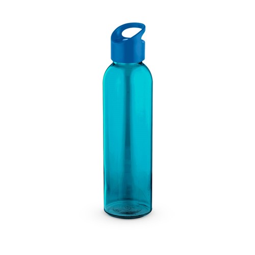 azulón PORTIS GLASS. botella de vidrio de 500ml
