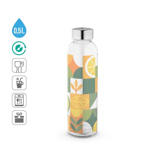 SOLER. BOTELLA DE VIDRIO DE 500ML