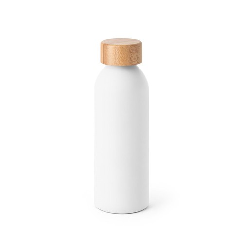 QUETA. Bouteille 550mL en aluminium avec bouchon en bambou - 2