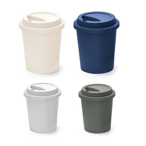 TONALI 350. VASO DE VIAJE DE PP DE PARED SIMPLE