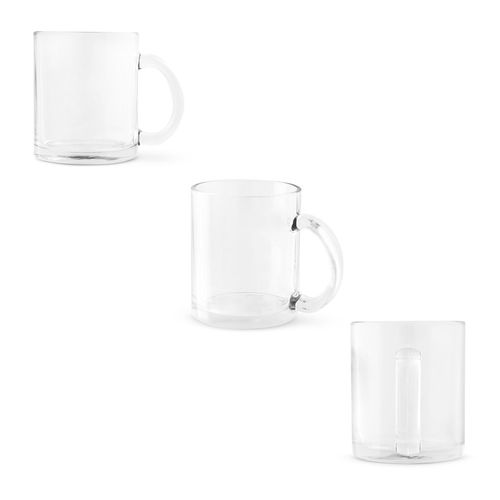 CARMO. Mug en verre 350ml pour sublimation - 1