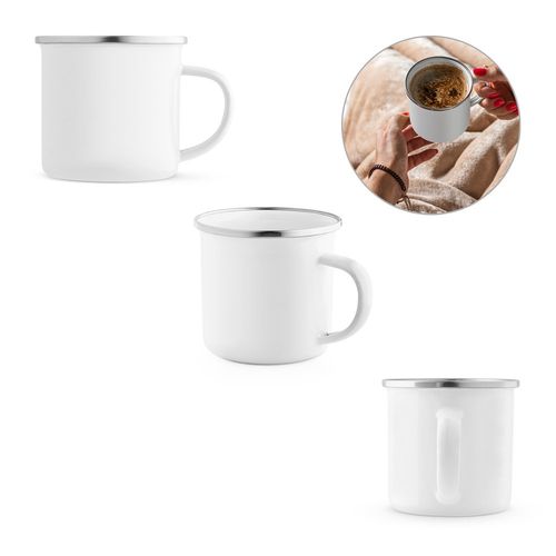 GOTZE SUB. Mug en inox émaillé pour sublimation 350 mL - 1
