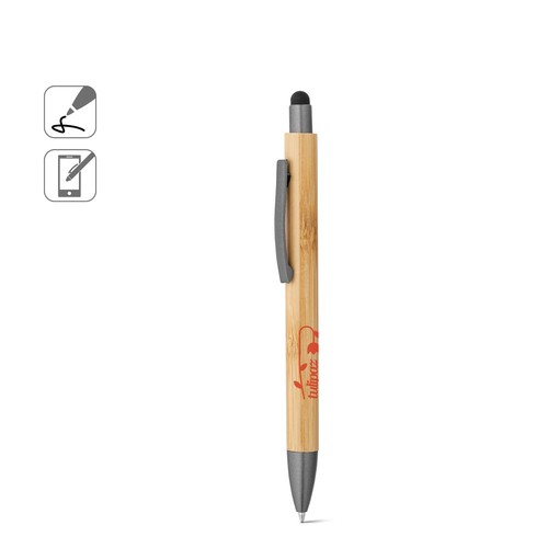 ZOLA. BOLÍGRAFO DE BAMBÚ CON ACABADO MATE