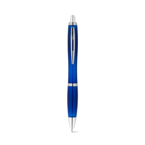 blue SWING rPET. Bolígrafo de PET reciclado (100% rPET) con clip metálico