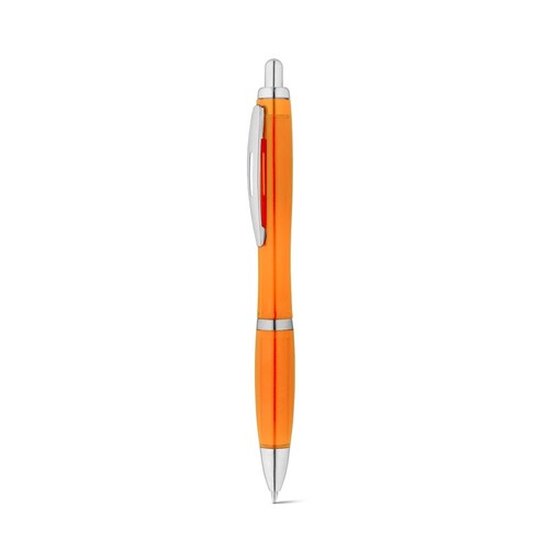 orange SWING rPET. Bolígrafo de PET reciclado (100% rPET) con clip metálico
